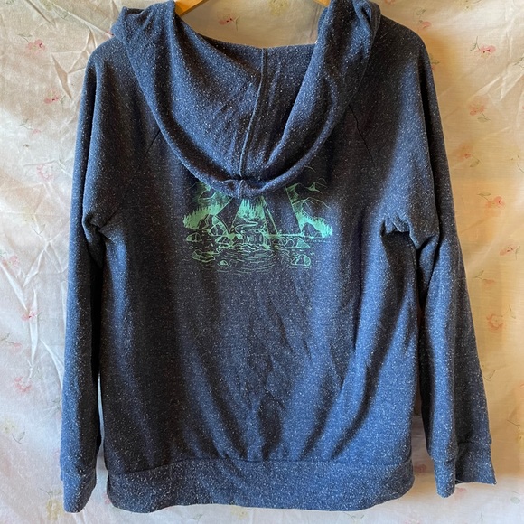 Camping Theme United By Blue Hoodie Full Zip - Picture 6 of 9